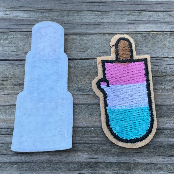 Iron On Patches Ice Cream Bar Embroidery Applique Patches Lot of 2 Unbranded - Picture 2 of 8